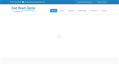 Desktop Screenshot of eastbeachdental.com